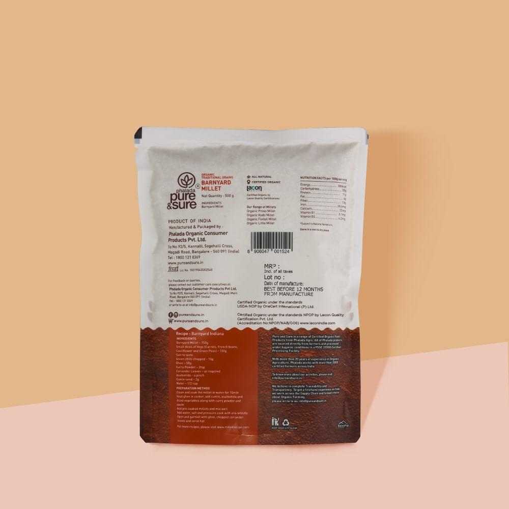 Pure and Sure - Organic Barnyard Millet (500 g)