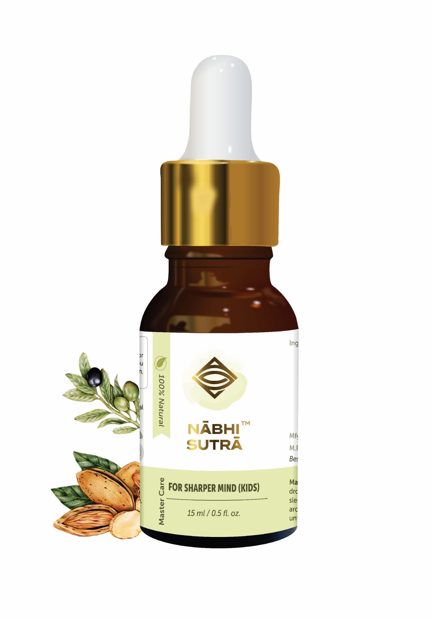 Nabhi Sutra Sharper Mind (For Kids) - Pure Ayurvedic Belly Button Oil