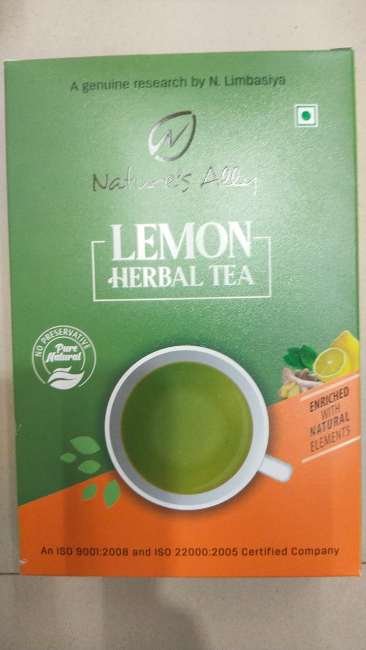 Nature's Ally Lemon Tea With Herbs (200g) - Now TeaOvita