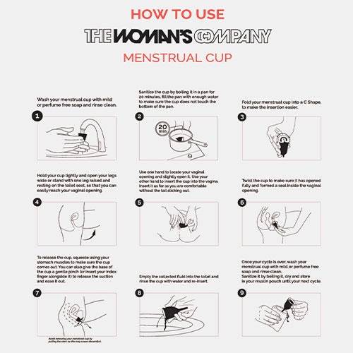 The Woman's Company Menstrual Cup ( S , M , L )