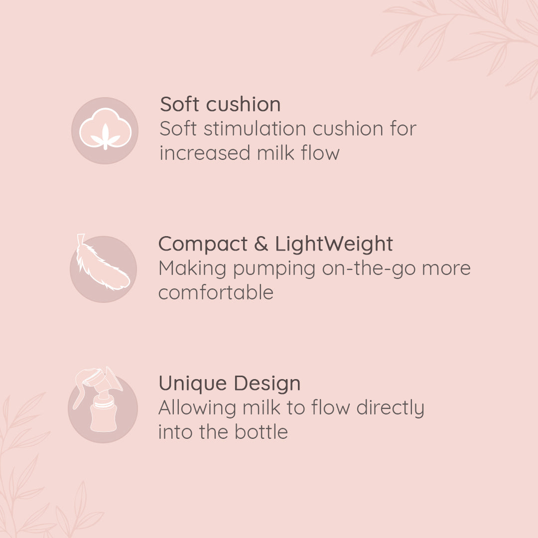 Pee Safe Manual Breast Pump For Nursing Mothers