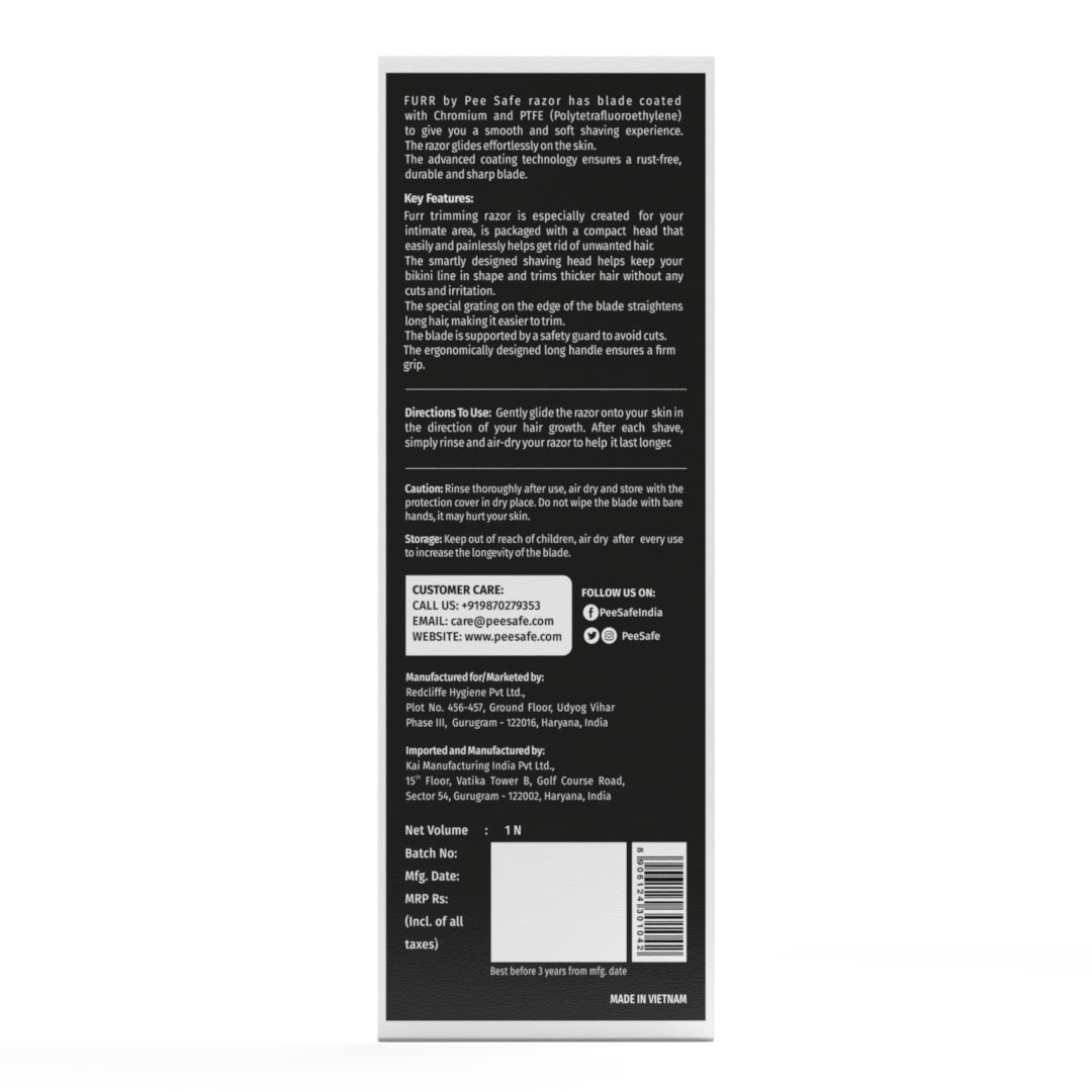 FURR By Pee Safe Bikini Line Triming Razor (1N)