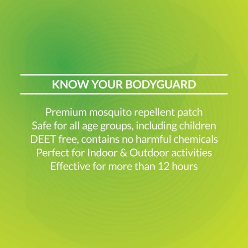 Bodyguard Natural Herbs Anti Mosquito Repellent Patches - 20 + 4 Patches