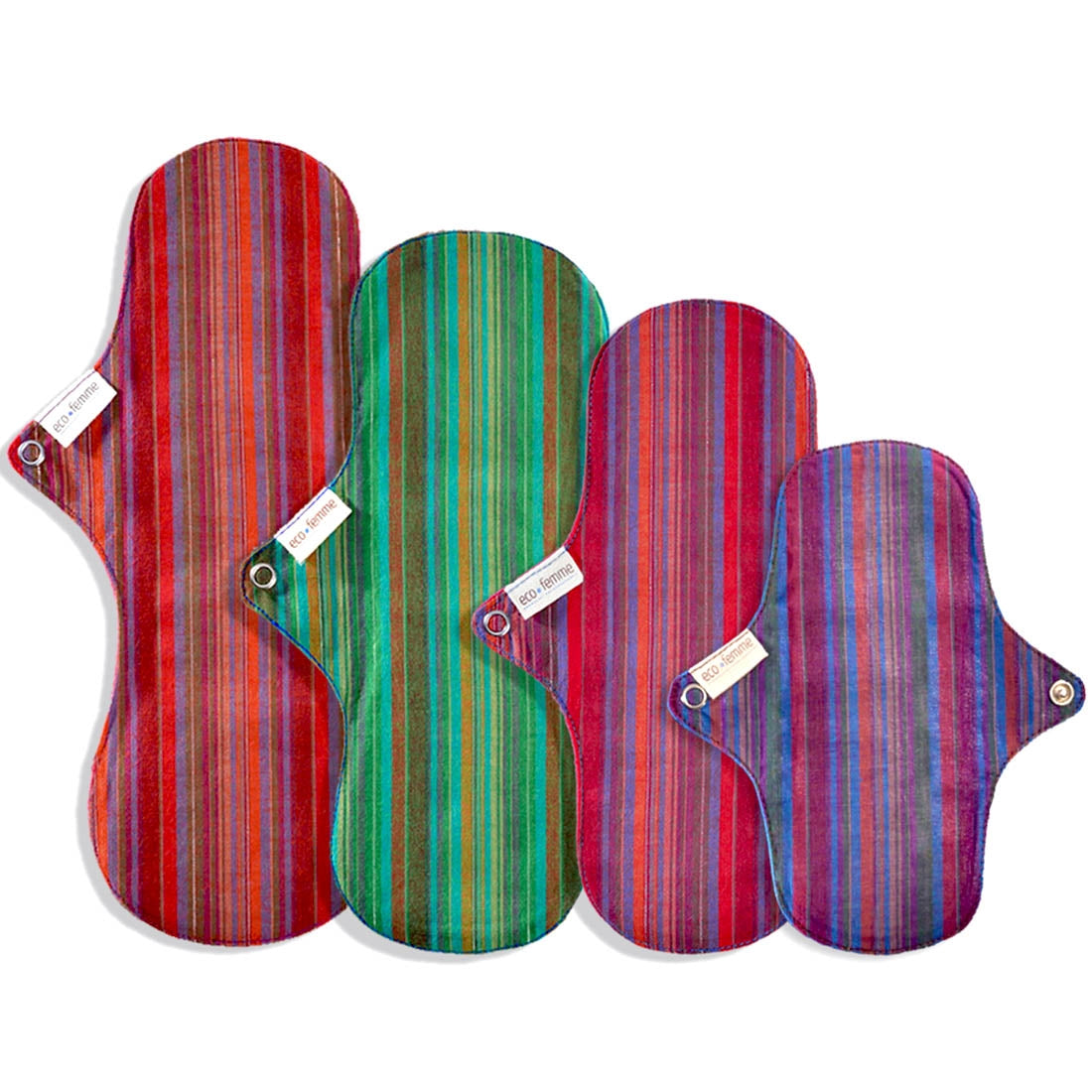 Eco Femme Day Pad Plus - Vibrant Organic Twin pack
