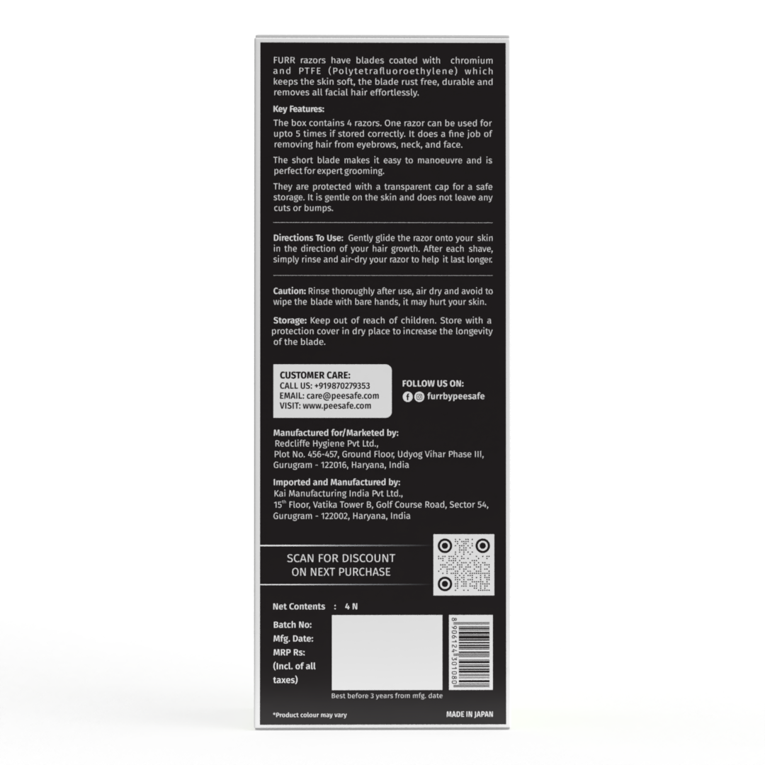 FURR By Pee Safe Face Razor (4N)
