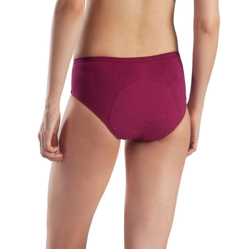 Lavos Performance - No Stain Period Panty - Plum - M