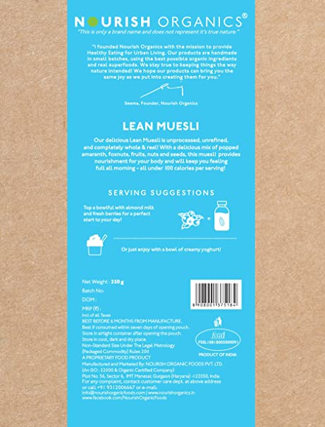 Nourish Organics Lean Muesli