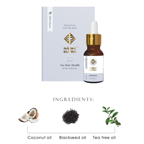 Nabhi Sutra Healthy Hair - Pure Ayurvedic Belly Button Oil