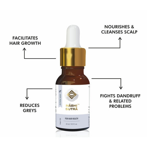 Nabhi Sutra Healthy Hair - Pure Ayurvedic Belly Button Oil