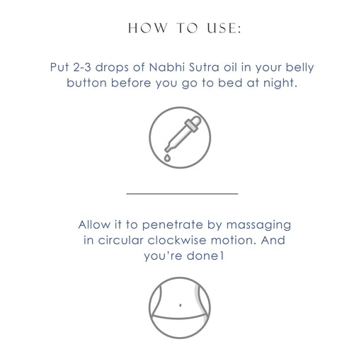 Nabhi Sutra Healthy Hair - Pure Ayurvedic Belly Button Oil