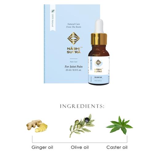 Nabhi Sutra Pure Ayurvedic belly button oil for Pain Relief Body, Back, Knee and Legs, all joints pain relief