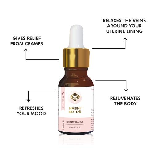 Nabhi Sutra Pure Ayurvedic belly button oil for Menstrual Pain relief