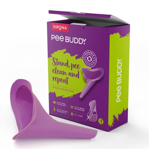 Peebuddy Stand and Pee Reusable Portable Urination Funnel for Women - 1 Unit, Help During Arthritis, Pregnancy & Road Trip, No More Squates
