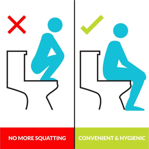 PeeBuddy Flushable Toilet Seat Cover - 20 Toilet Sheets , to Avoid Direct Contact with Unhygienic Toilet Seats