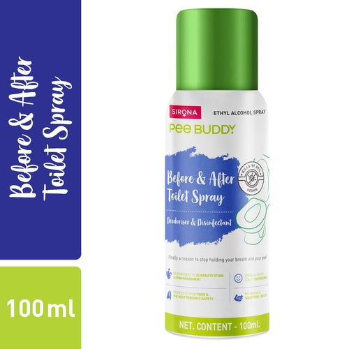 PeeBuddy Toilet Seat Deodorizer and Disinfectant Spray - 100ml