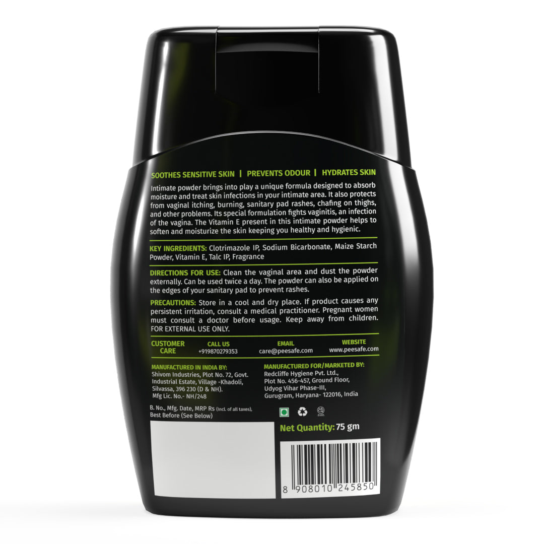 Pee Safe Intimate Powder for Women - 75gm (Pack Of 1)