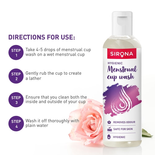 Sirona Hygiene Menstrual Cup Wash - 100ml