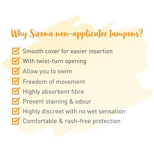 Sirona Heavy Flow Premium Digital Tampon - 20 Tampons