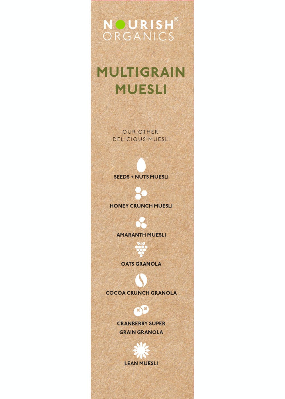 Nourish Organics Multigrain Muesli