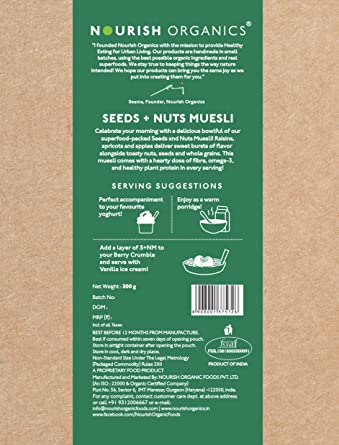 Nourish Organics Seeds & Nuts Muesli