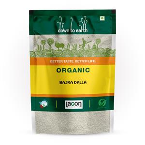 Organic Bajra Dalia (500 gm) by Down to Earth