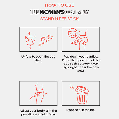 The Woman's Company Stand and Pee Sticks – Pack of 20