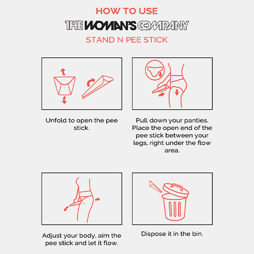 The Woman's Company Stand and Pee Sticks –Pack -30