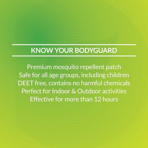 Bodyguard Natural Herbs Anti Mosquito Repellent Patches - 20 + 4 Patches