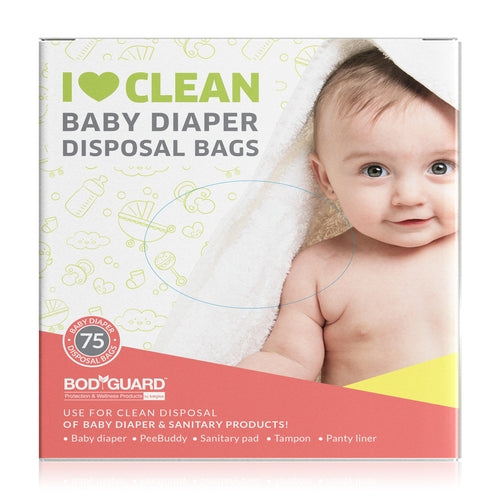 BodyGuard Baby Diaper Disposal Bag - 75 Bags