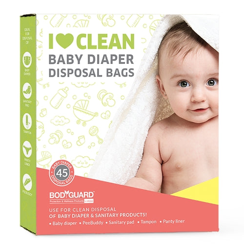 BodyGuard Baby Diaper Disposal Bag - 45 Bags