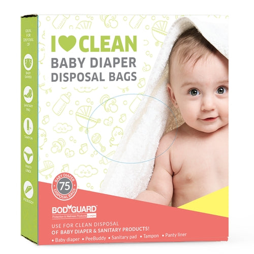 BodyGuard Baby Diaper Disposal Bag - 75 Bags