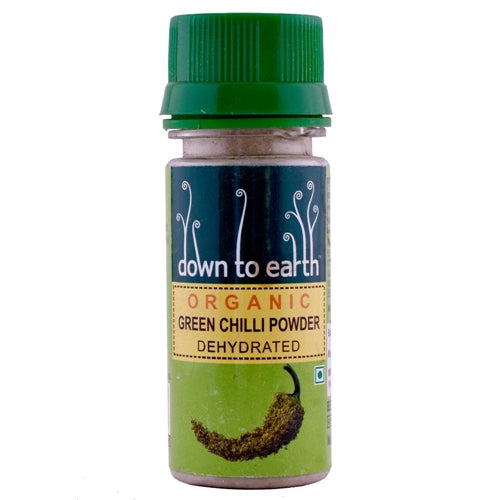 Green Chilli Powder Dehydrated 20g by Down to Earth