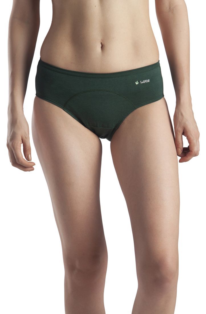 Lavos Performance - No Stain Period Panty -Bottle Green - XL