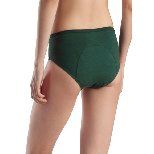 Lavos Performance - No Stain Period Panty - Bottle Green - S