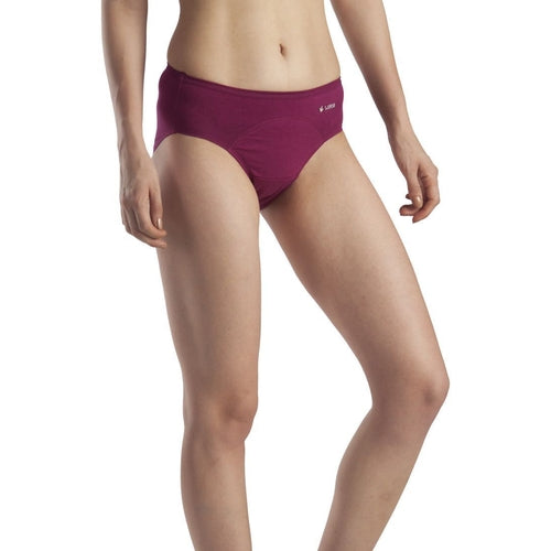 Lavos Performance - No Stain Period Panty - Plum - S