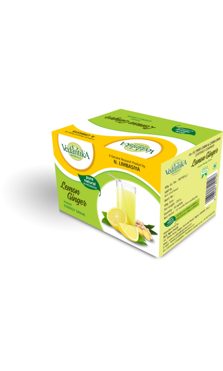 Lemon Ginger Energy Drink - Vedantika Herbals (250 gm)