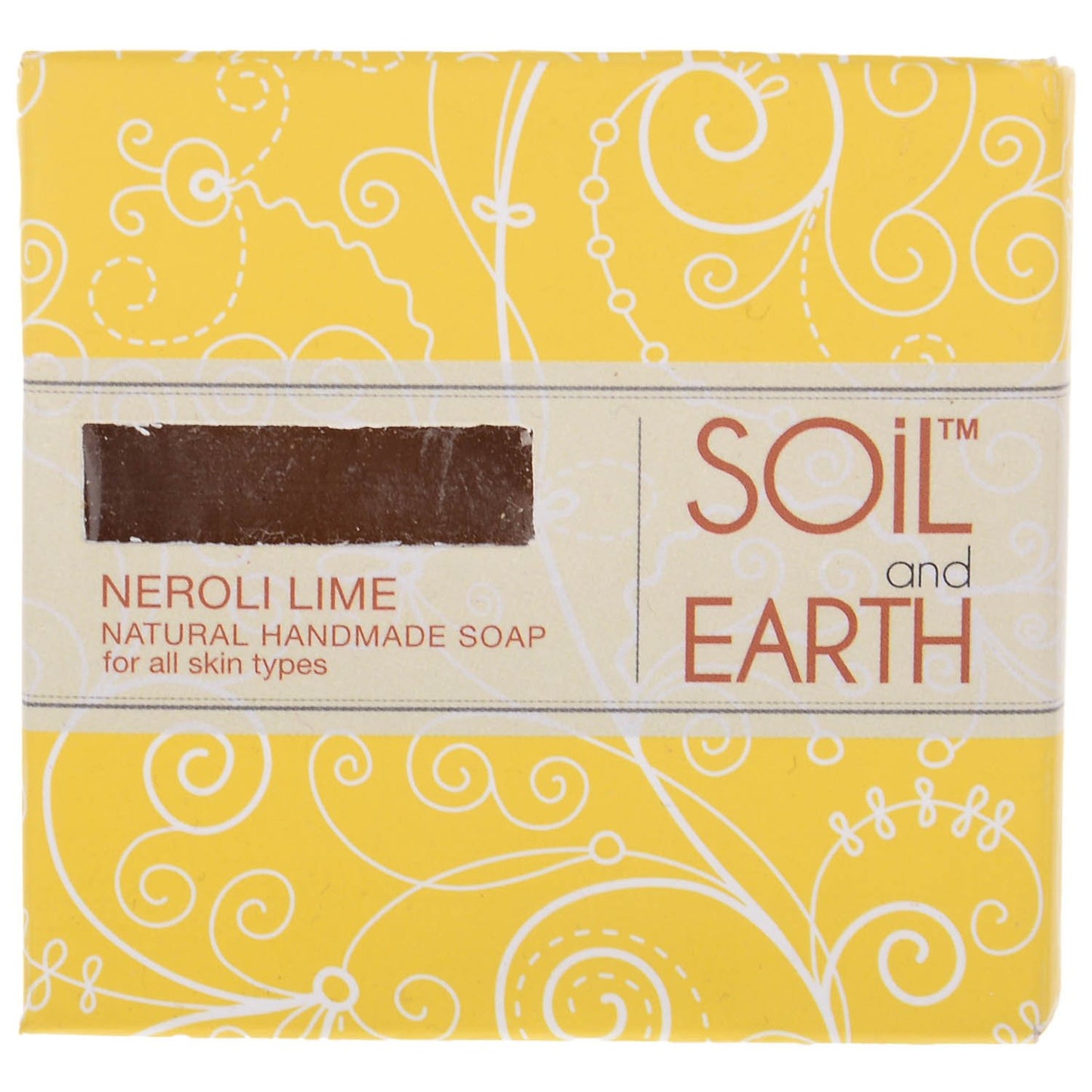 SOIL AND EARTH NATURAL HANDMADE SOAP - NEROLI LIME (Pack of 4)