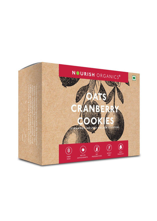 Nourish Organics Oats Cranberry Cookies