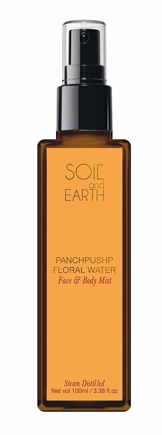 SOIL AND EARTH PURE & NATURAL PANCHPUSHP FLORAL WATER (Spray Bottle)