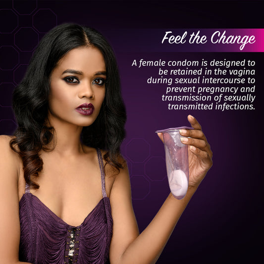 Pee Safe Domina Female Condom - Count 4