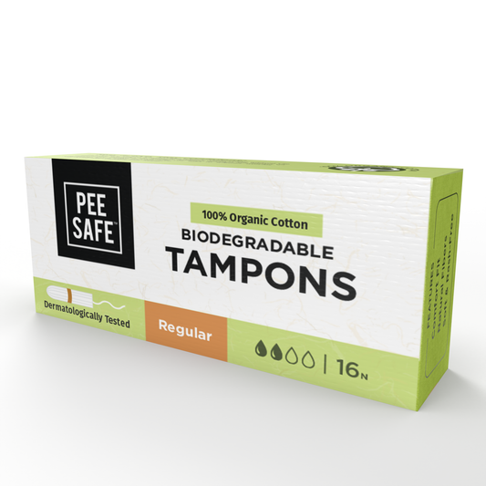 Pee Safe Organic Cotton Tampon (Regular)
