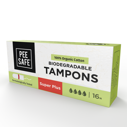 Pee Safe Organic Cotton Tampon (Super plus)