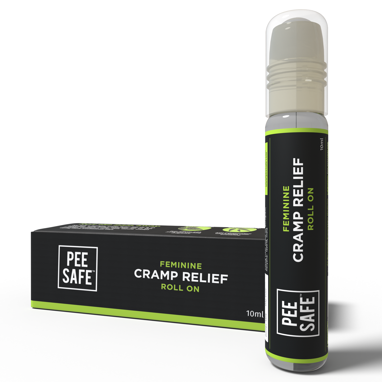 Pee Safe Feminine Cramp Relief Roll On for Period Pain - 10 ML