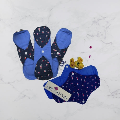 Period Hub - PRAKRITI Reusable Cloth Pads (Large)