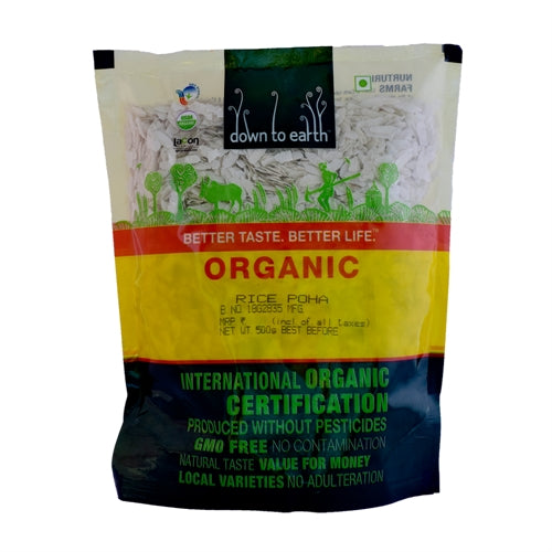Rice Poha 250g by Down to Earth