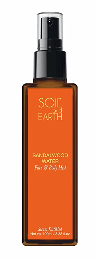 SOIL AND EARTH PURE & NATURAL SANDALWOOD WATER (Spray Bottle)