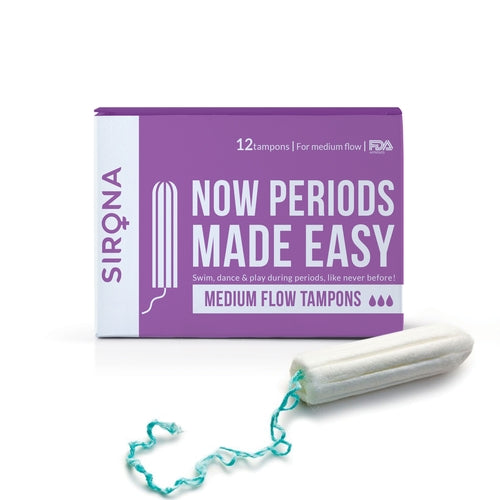 Sirona Medium Flow Premium Digital Tampon - 12 Pcs