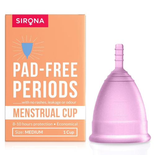 Buy Sirona Reusable Menstrual Cup (Small) with Pouch For Women Online