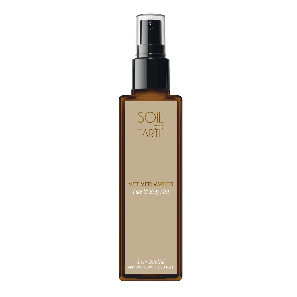 SOIL AND EARTH PURE & NATURAL VETIVER WATER (Spray Bottle)