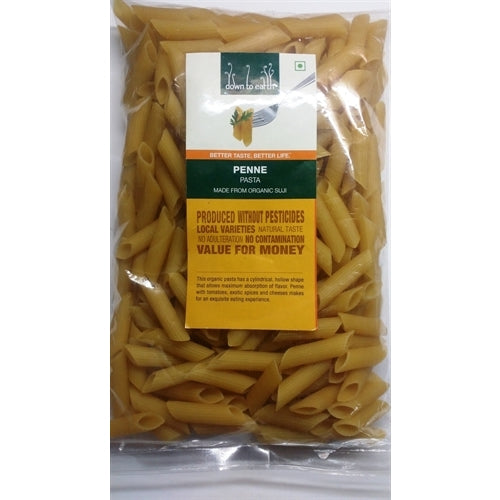 Organic Wheat flour Penne Pasta 250g by Down to Earth